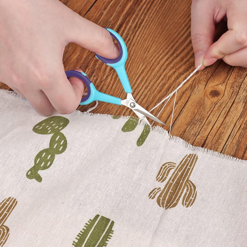 HASTHIP Sewing Scissors for Cloth Cutting Tailoring Scissors Bundle with Comfortable Handle Stainless Steel Sewing Scissors Set For Sewing, Tailoring, Quilting - 4 Pcs HASTHIP Sewing Scissors for Cloth Cutting Tailoring Scissors Bundle with Comfortable Handle Stainless Steel Sewing Scissors Set For Sewing, Tailoring, Quilting - 4 Pcs